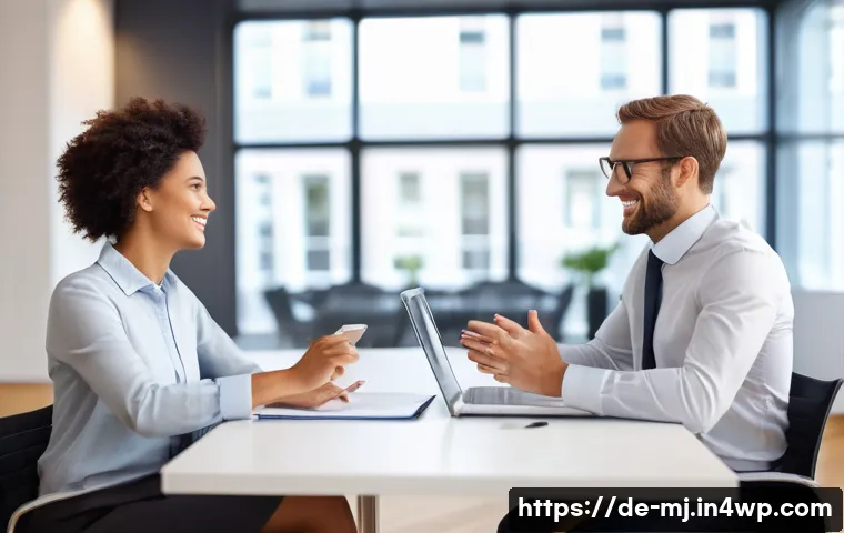 비언어적 신호로 대화의 깊이 더하기 - A professional business meeting scene in a modern German office, featuring diverse colleagues engagi...